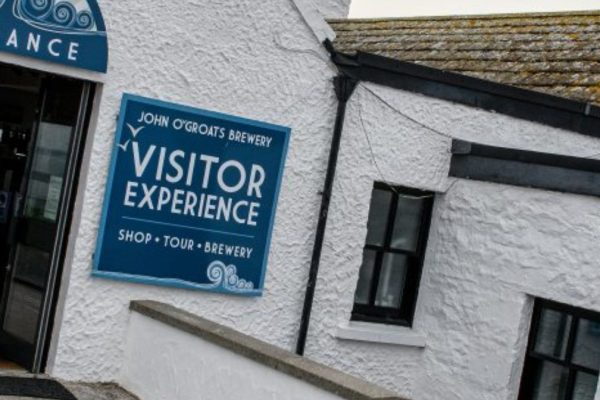 The exterior of the John O' Groats Brewery visitor centre