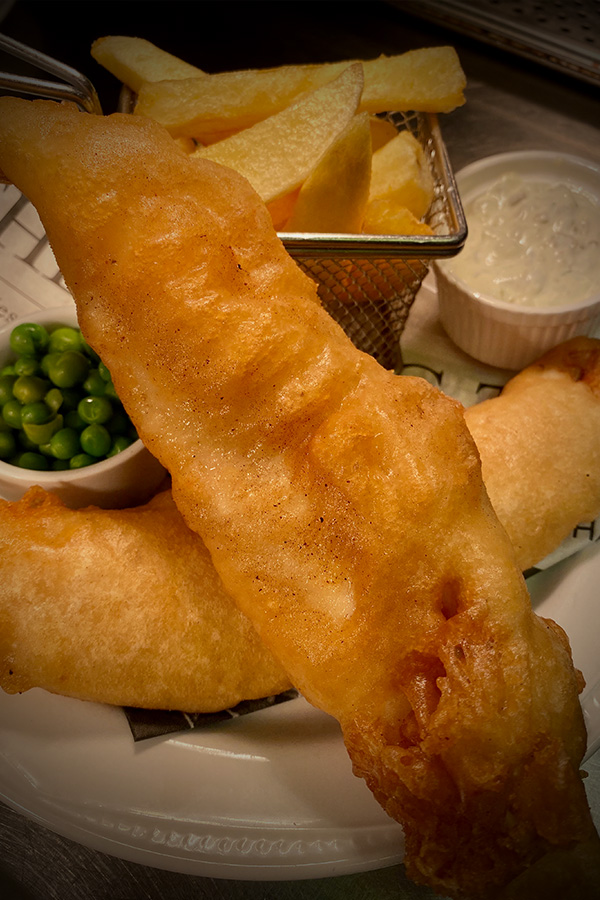 Fish and chips at No 1 Bistro in Wick