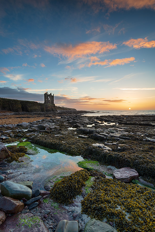 The ruins of Keiss Castle in Caithness