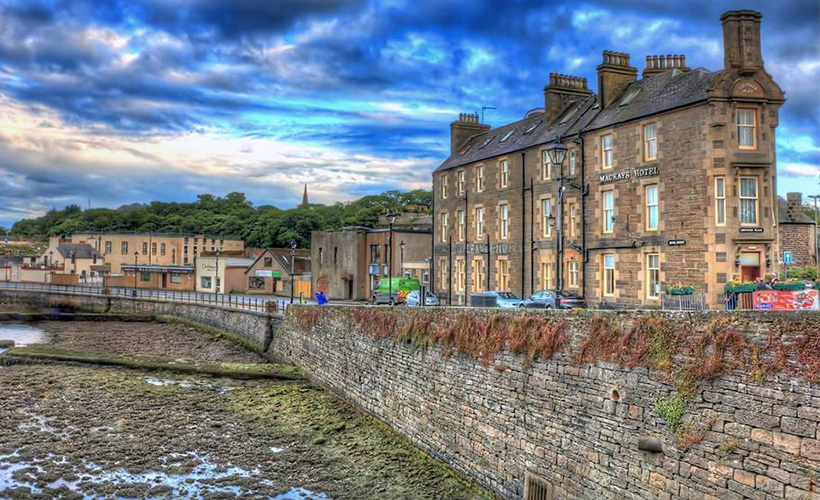 The exterior of Mackays Hotel in Wick, Caithness