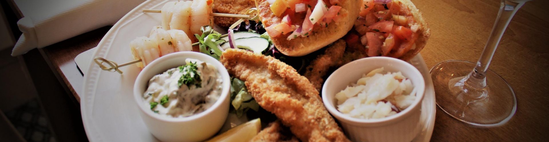 A seafood platter at No 1 Bistro in Wick