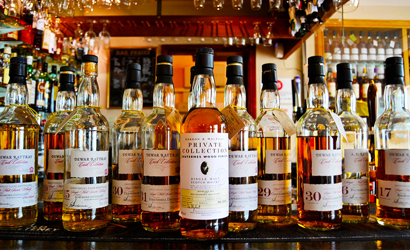 Mackays Bar whisky collection