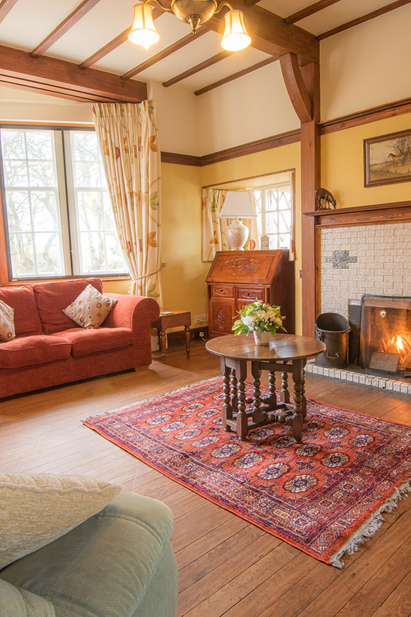 A cosy sitting room in Langhills self catering belonging to Mackays Hotel in Wick
