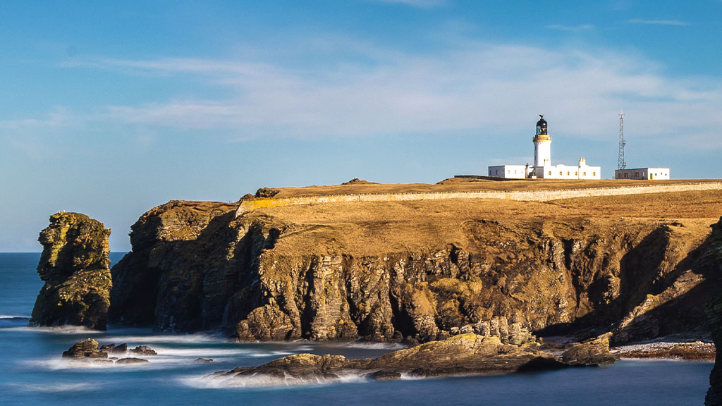 Noss Head Lighthouse near Wick