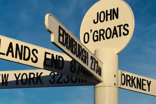 John O'Groats' famous signpost