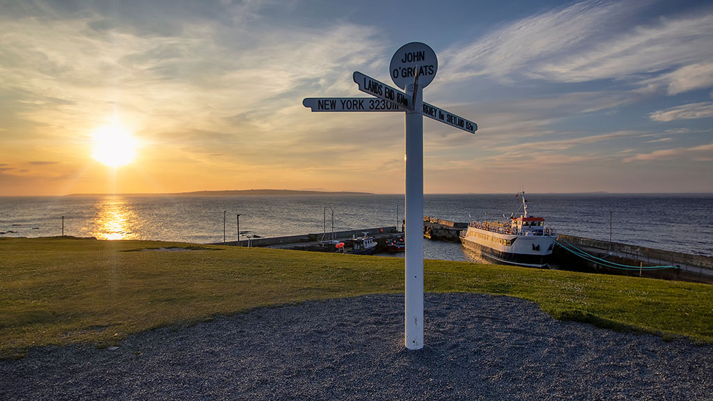 The signpost at John O'Groats