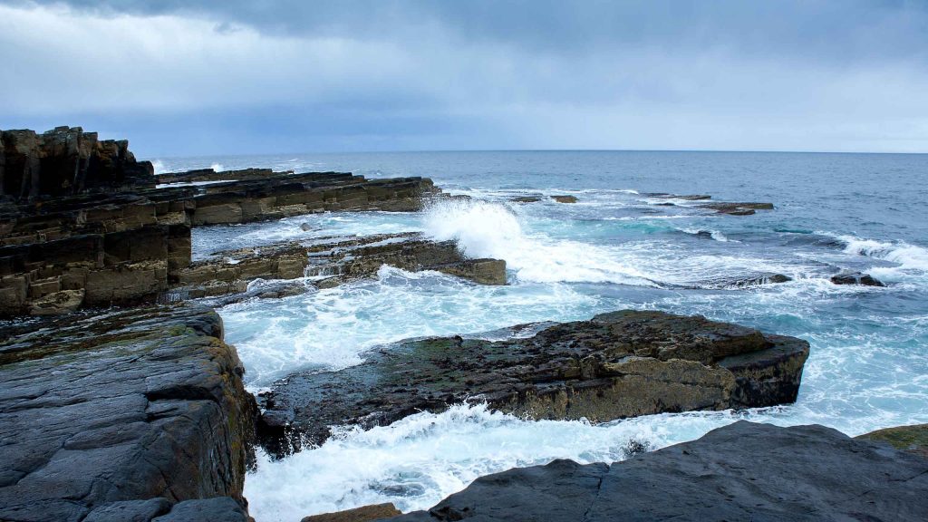 Dramatic coastal scenery in the far north of Scotland