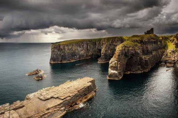 Dramatic coastal scenery in the far north of Scotland