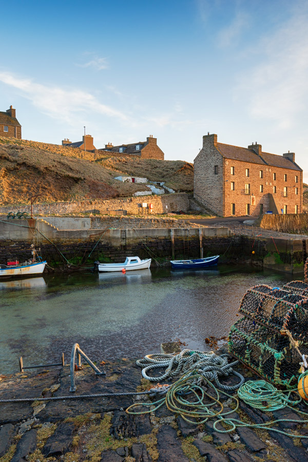 Harbour in the village of Keiss, Scotland
