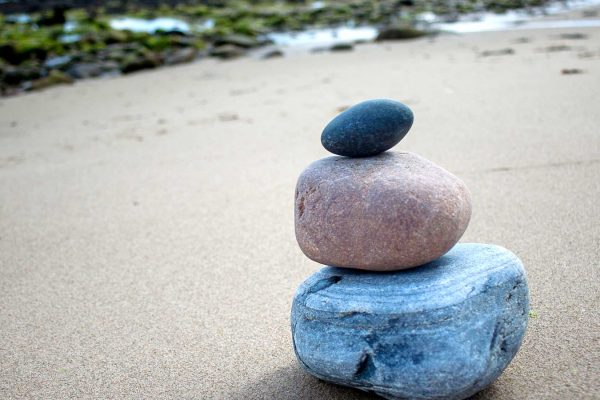 Stones on the beach at Sinclair Bay