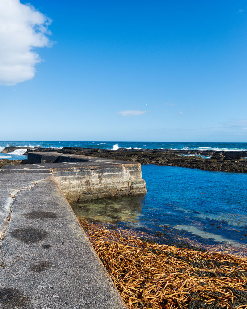 Nybster Harbour in Caithness Scotland