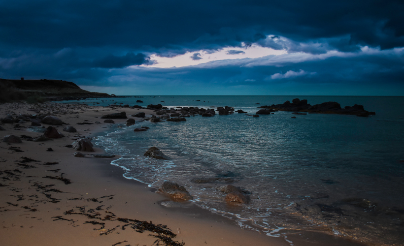 Nybster coast at sunrise