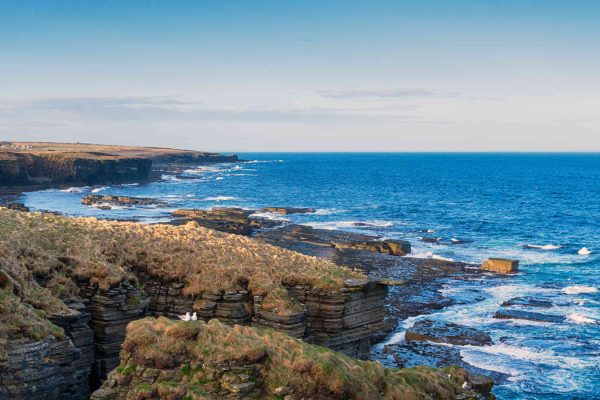 Scottish coastline, Nybster in Caithness