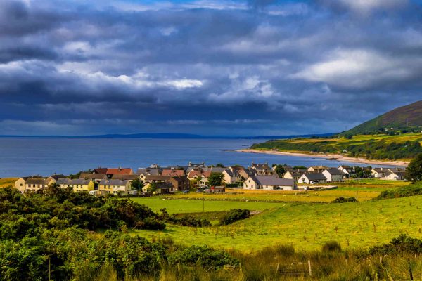 Village of Helmsdale in north of Scotland