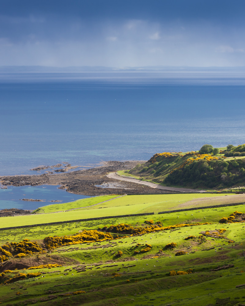 Landscape near Helmsdale, Highlands, Scotland