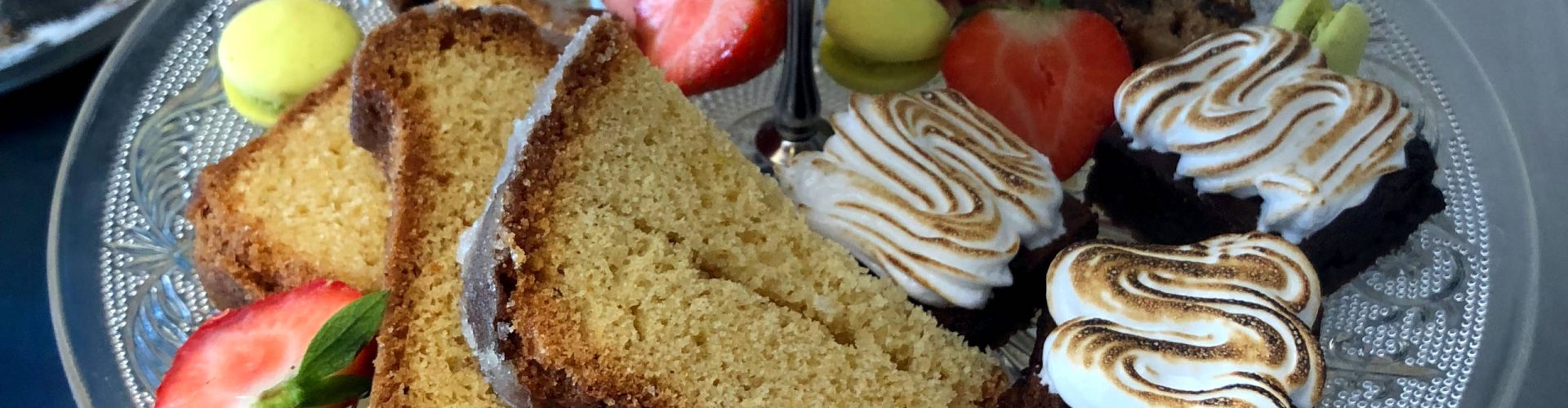 Selection of cakes for Afternoon Tea at Mackays Hotel