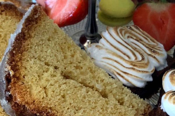 Selection of cakes for Afternoon Tea at Mackays Hotel