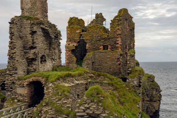 Castle Sinclair Girnigoe from Sinclair`s Bay