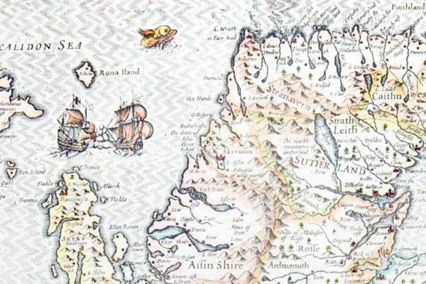 Map of Scotland, dated 1610