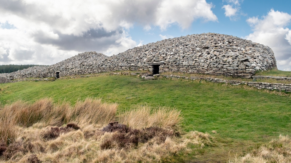 Grey Cairns of Camster in Scotland are two reconstructed neolithic tombs built originally 5000 years ago.